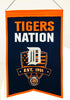 Detroit Tigers Banner 14x22 Wool Nations - Winning Streak Sports