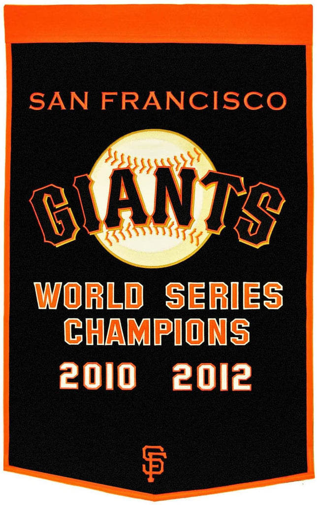 San Francisco Giants Banner 24x36 Wool Dynasty Pre-2012 - Winning Streak Sports