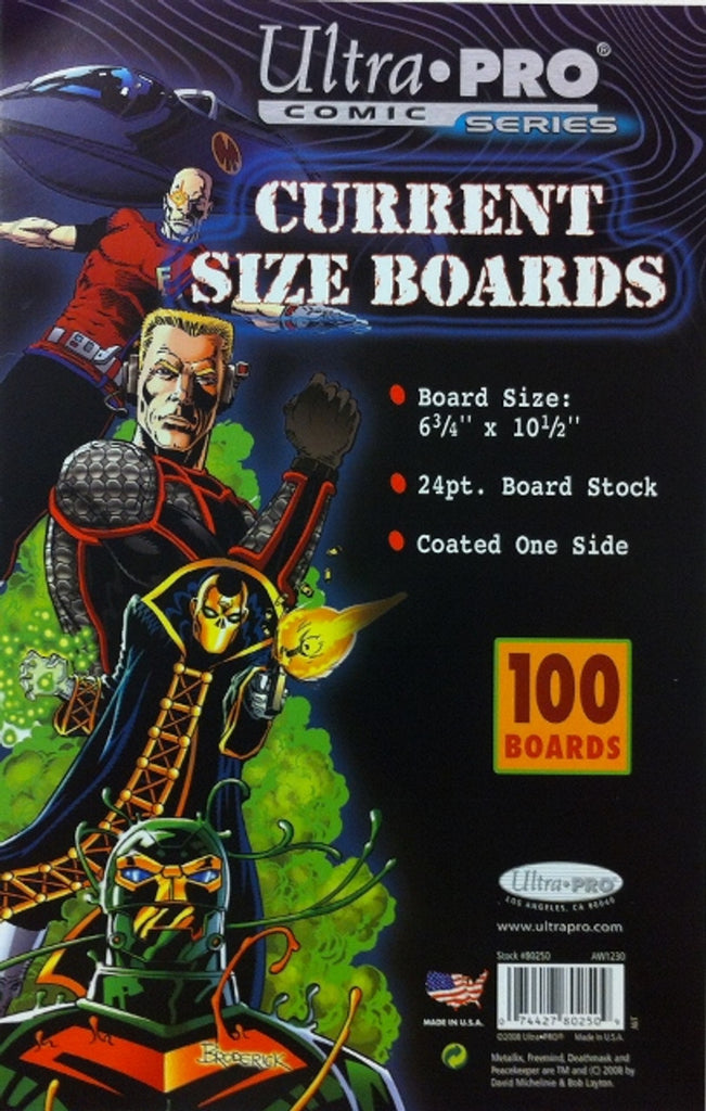 Boards - Current 6 3/4'' x 10 1/2'' (100 per pack) - Ultra Pro