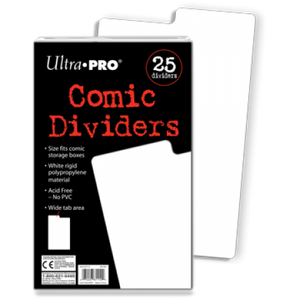 Comic Storage Dividers (25 per pack) - Ultra Pro