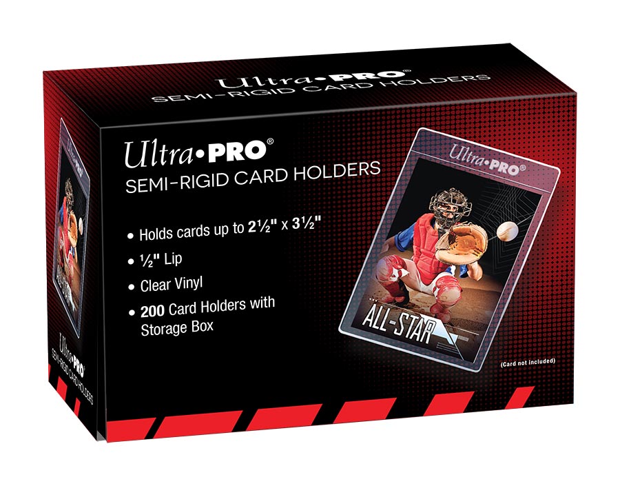 Semi-Rigid Card Holders (200 per box) - Ultra Pro
