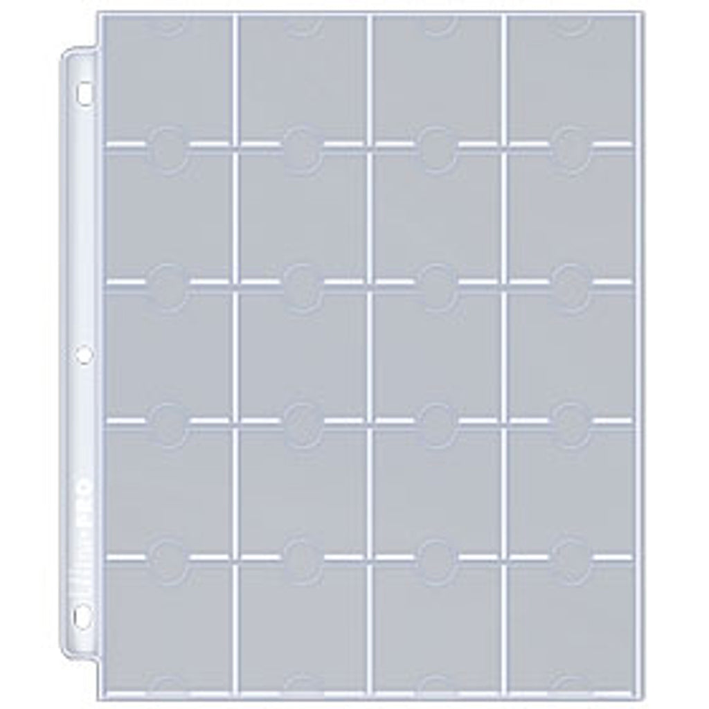 Ultra Pro 20-Pocket Coin Pages (10ct) - Ultra Pro