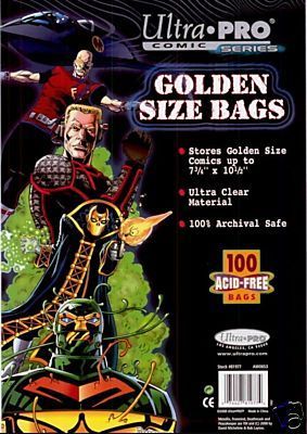 Comic Bags - Golden Size (100 per pack) - Ultra Pro