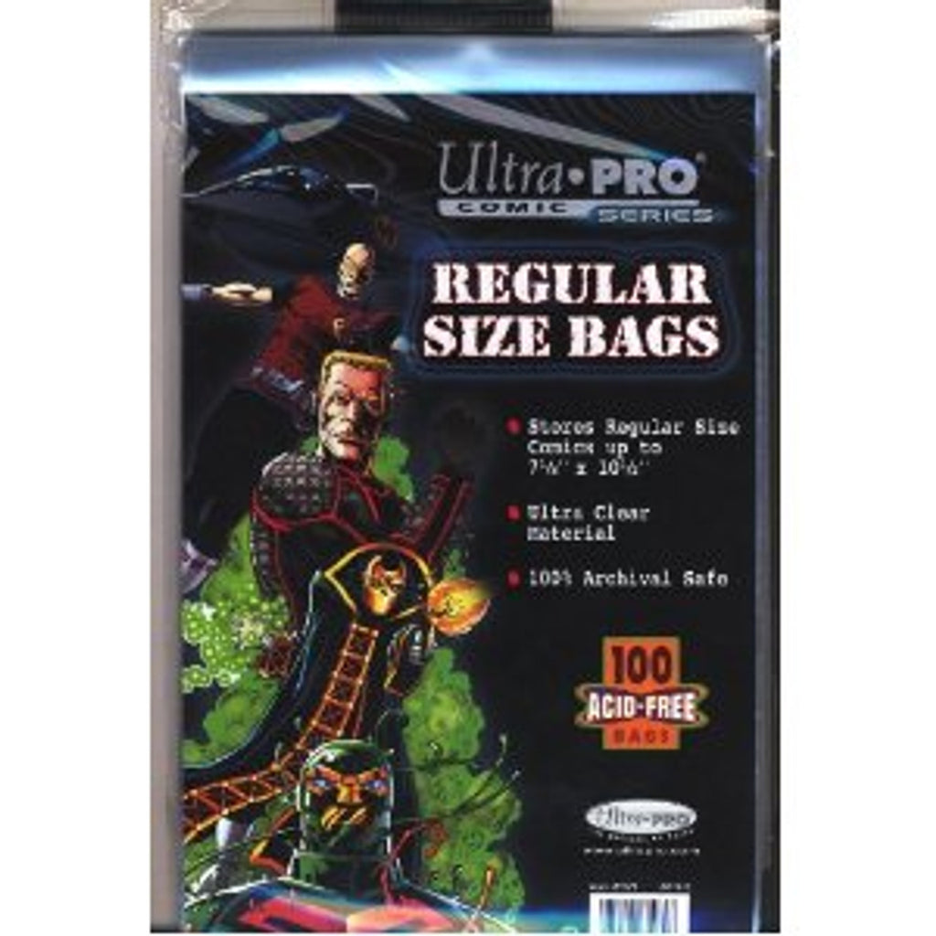 Comic Bags - Regular Size (100 per pack) - Ultra Pro