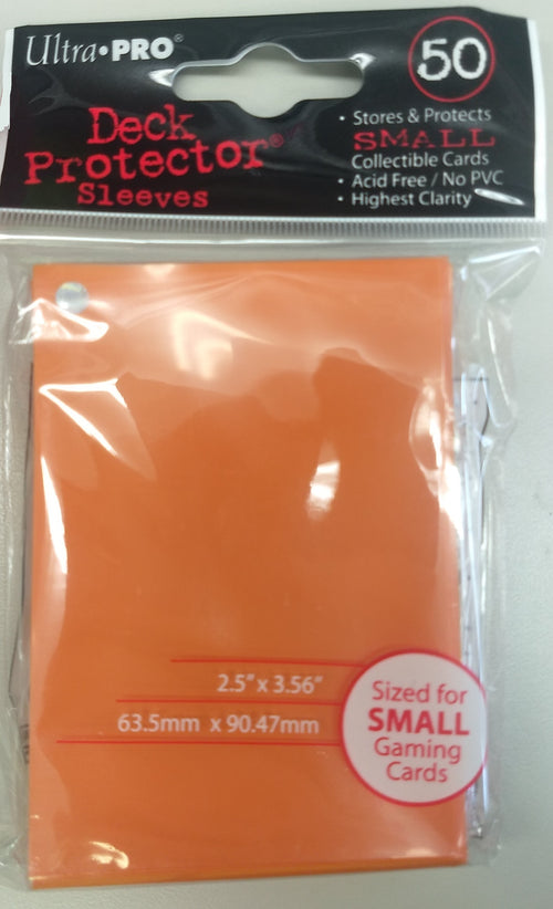 Deck Protectors, Small Size- Orange (One Pack of 60) - 2