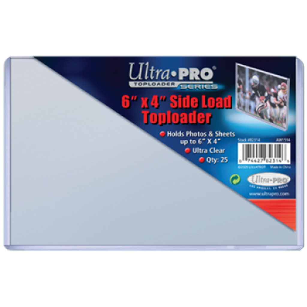 Toploader - 6x4 Side Loader (25 per pack) - Ultra Pro