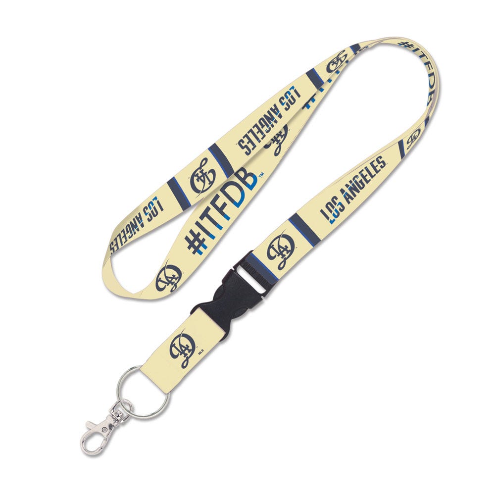 Los Angeles Dodgers Lanyard with Detachable Buckle City Connect - Special Order - WinCraft