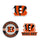 Cincinnati Bengals Enamel Pin Set 3 Piece - WinCraft