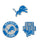Detroit Lions Enamel Pin Set 3 Piece - WinCraft
