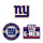 New York Giants Enamel Pin Set 3 Piece - WinCraft