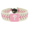 Philadelphia Phillies Bracelet Baseball Pink CO - Gamewear