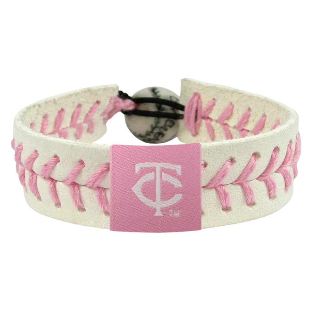 Minnesota Twins Bracelet Baseball Pink CO - Gamewear