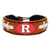 Rutgers Scarlet Knights Bracelet Classic Football CO - Gamewear