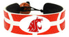 Washington State Cougars Team Color Basketball Bracelet - Gamewear