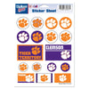 Clemson Tigers Decal Sheet 5x7 Vinyl - WinCraft