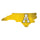 Appalachian State Mountaineers Sign Wood 12 Inch Team Color State Shape Design - Fan Creations