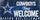 Dallas Cowboys Wood Sign Fans Welcome 12x6 - Fan Creations