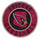 Arizona Cardinals Sign Wood 12 Inch Round State Design - Fan Creations