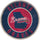 Atlanta Braves Sign Wood 12 Inch Round State Design - Fan Creations