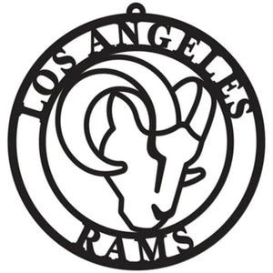 Los Angeles Rams Sign Door Hanger 16 Inch - Fan Creations