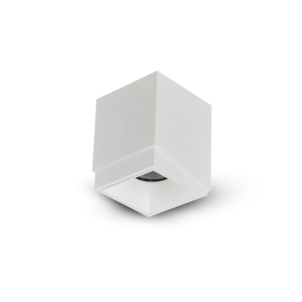 Square LED Surface Mounted Downlight, Stock Item Beam Angle 33, White - VONN Lighting