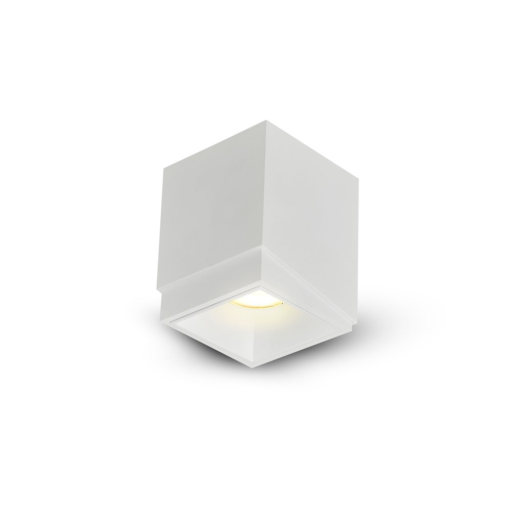 Square LED Surface Mounted Downlight, Stock Item Beam Angle 33, White - VONN Lighting