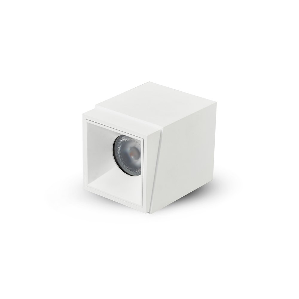 Square LED Surface Mounted Downlight, Stock Item Beam Angle 33, White - VONN Lighting