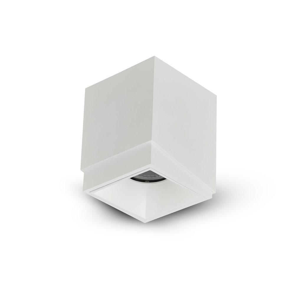 Square LED Surface Mounted Downlight, Stock Item Beam Angle 33, White - VONN Lighting
