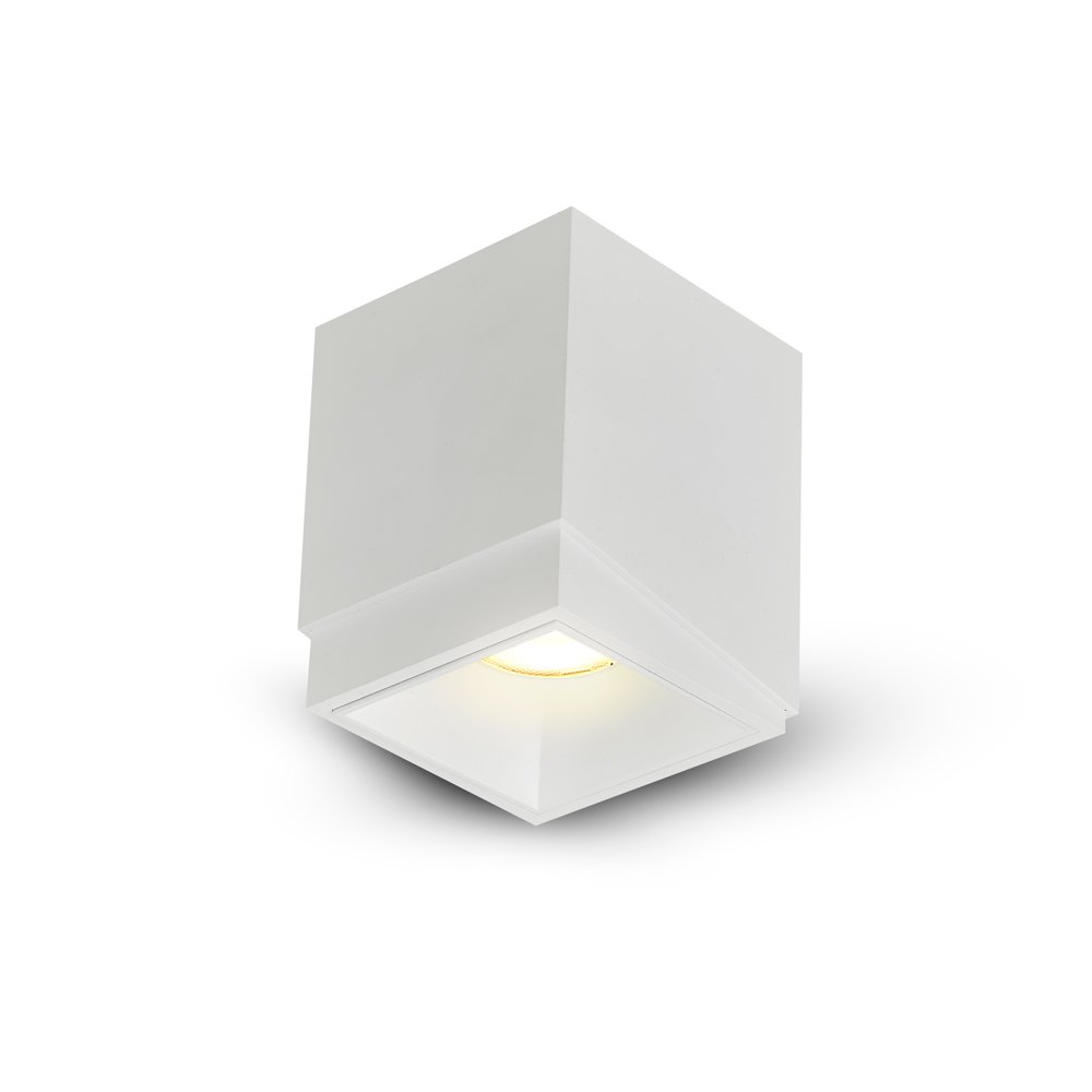Square LED Surface Mounted Downlight, Stock Item Beam Angle 33, White - VONN Lighting
