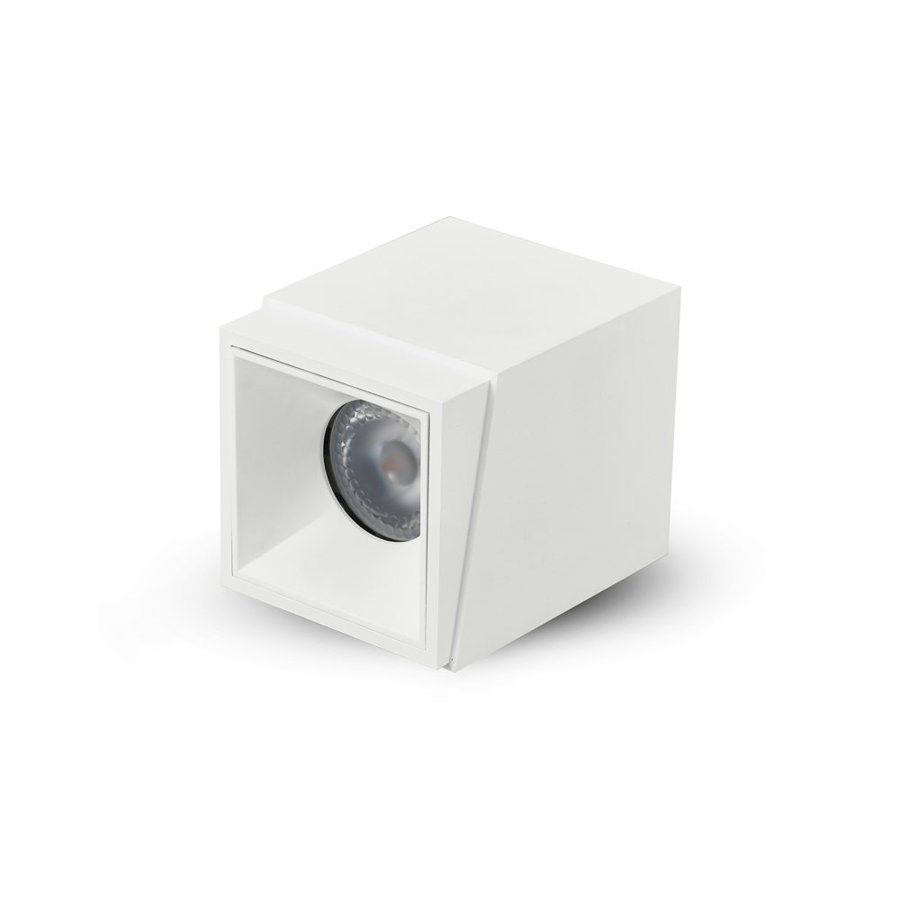 Square LED Surface Mounted Downlight, Stock Item Beam Angle 33, White - VONN Lighting