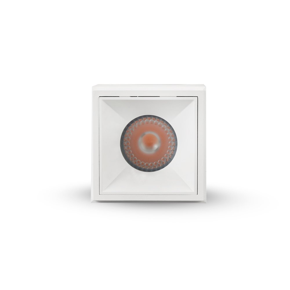 Square LED Surface Mounted Downlight, Stock Item Beam Angle 33, White - VONN Lighting