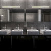 Integrated AC LED ADA Compliant Bathroom Wall Lighting Fixture in Silver - VONN Lighting