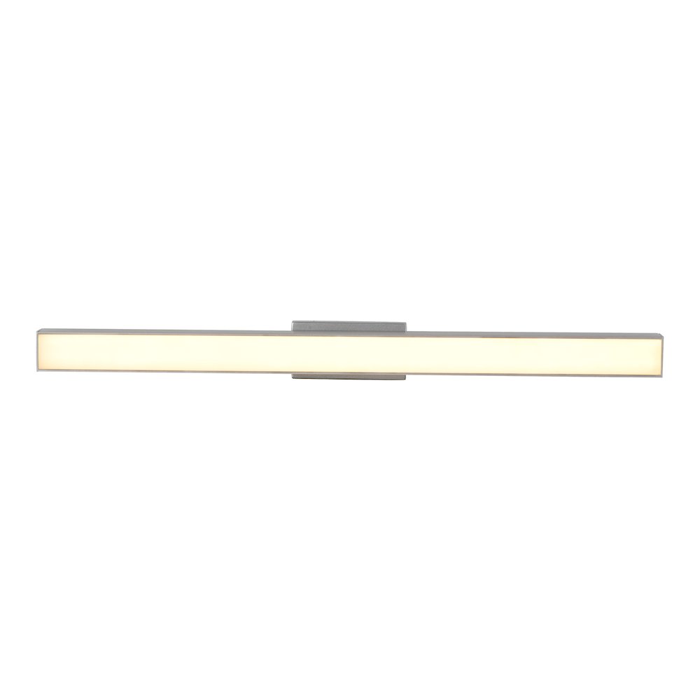 Integrated AC LED ADA Compliant Bathroom Wall Lighting Fixture in Silver - VONN Lighting