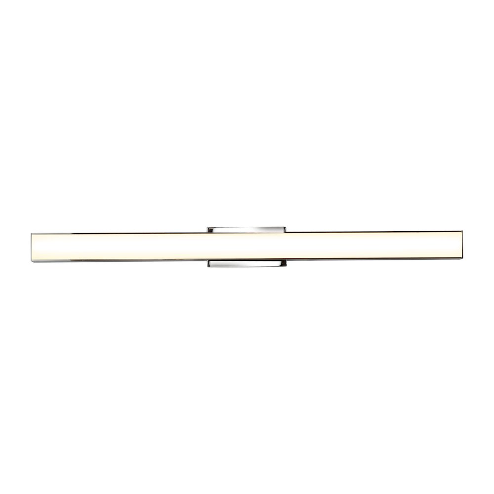 Integrated AC LED ADA Compliant Bathroom Wall Lighting Fixture in Chrome - VONN Lighting
