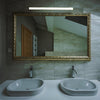 Integrated AC LED ADA Compliant Bathroom Wall Lighting Fixture in Silver - VONN Lighting