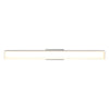 Integrated AC LED ADA Compliant Bathroom Wall Lighting Fixture in Silver - VONN Lighting