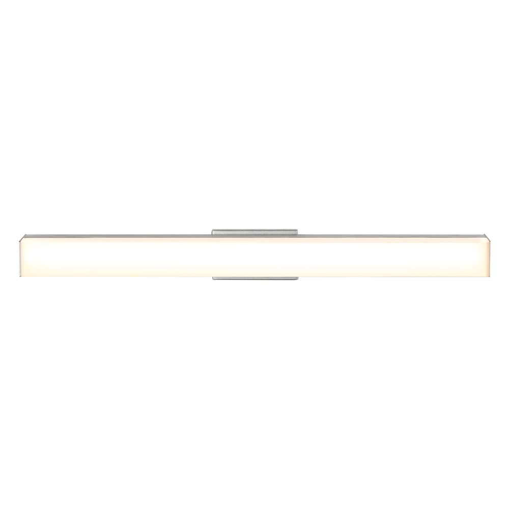 Integrated AC LED ADA Compliant Bathroom Wall Lighting Fixture in Silver - VONN Lighting