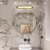 Integrated LED ADA Compliant Bathroom Wall Lighting Fixture in Antique Brass - VONN Lighting