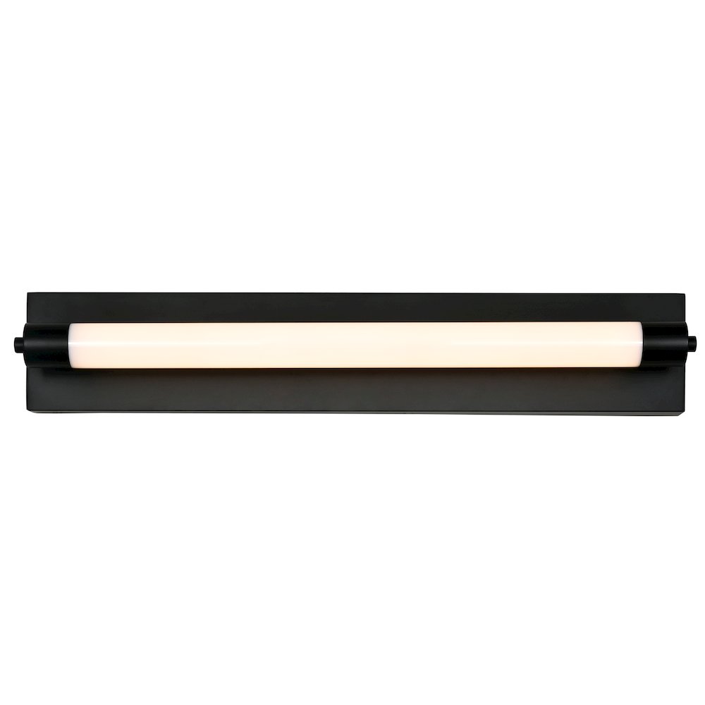 Integrated LED ADA Compliant Bathroom Wall Lighting Fixture in Black - VONN Lighting