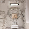 Integrated LED ADA Compliant Bathroom Wall Lighting Fixture in Black - VONN Lighting