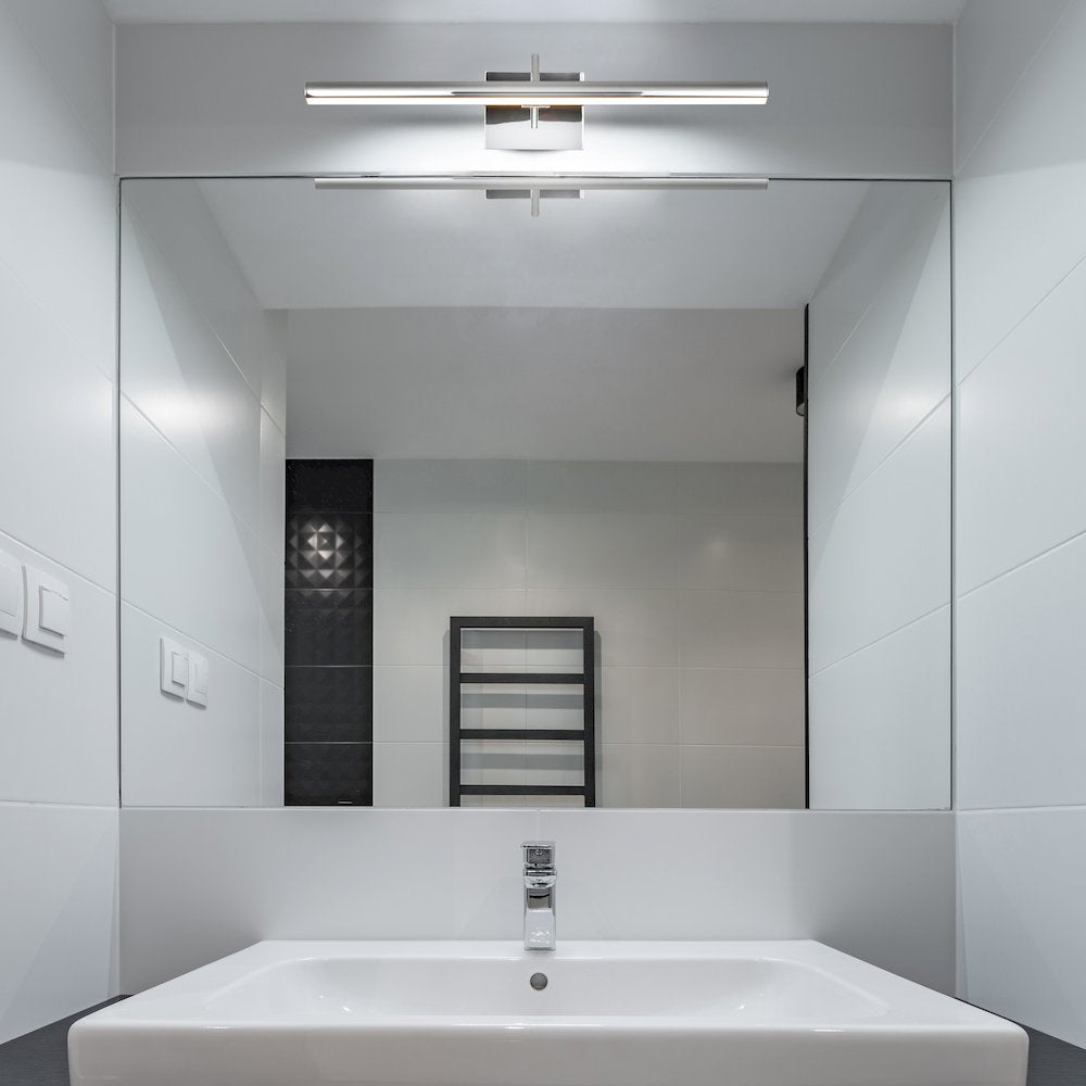 Integrated LED Bathroom Wall Lighting Fixture in Polished Chrome - VONN Lighting