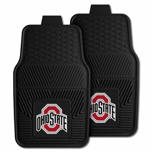 Fanmats - Ohio State University 2-pc Vinyl Car Mat Set 17''x27''
