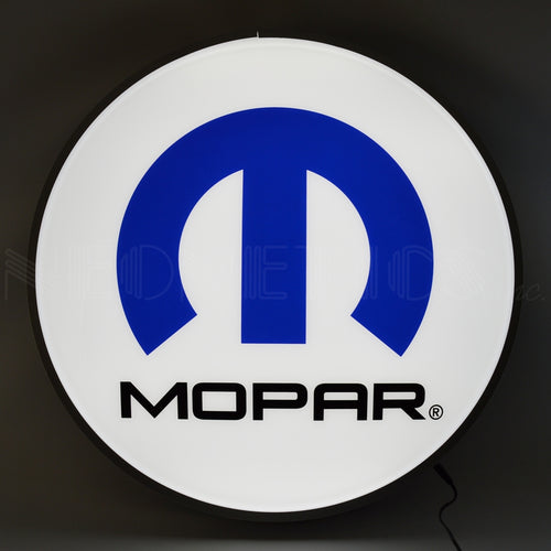 Mopar Omega M 15 Inch Backlit Led Lighted Sign