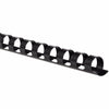 Mead CombBind Binding Spines - 0.43'' Maximum Capacity - 70 x Sheet Capacity - For Letter 8 1/2'' x 11'' Sheet - Black - Plastic - 125 / Box
