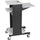 MooreCo 3-Shelf Presentation Cart - 2 x Shelf(ves) - 4.8'' Height x 27'' Width x 7.2'' Depth - Gray