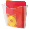 Deflecto Euro-Style DocuPocket - 1 Pocket(s) - 10'' Height x 10.9'' Width x 10.3'' Depth - Clear - Plastic - 1 Each - deflecto