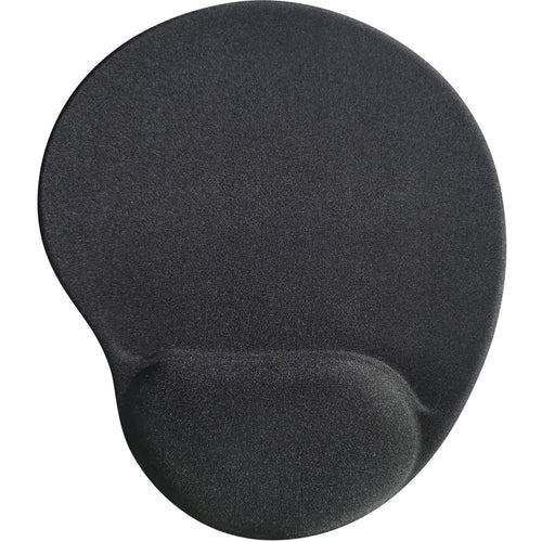 Compucessory Gel Mouse Pads - 9'' x 10'' x 1'' Dimension - Black - Gel - 1 Pack