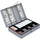 Sparco Steel Combination Lock Steel Cash Box - 6 Coin - Steel - Gray - 3.2'' Height x 11.5'' Width x 7.8'' Depth