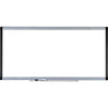 Lorell Signature Series Magnetic Dry-erase Markerboard - 96'' (8 ft) Width x 48'' (4 ft) Height - Coated Steel Surface - Silver, Ebony Frame - Magnetic - 1 Each