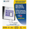 C-Line Super Capacity Super Heavyweight Vinyl Sheet Protectors with Tuck-In Flap - Clear, Top Loading, 11 x 8-1/2, 10/PK, 61027